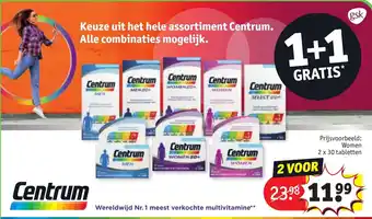 Kruidvat Prijsvoorbeeld: women 2 x 30 tabletten, 2 voor aanbieding