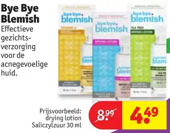 Kruidvat Bye bye blemish prijsvoorbeeld: drying lotion saliczylzuur 30 ml aanbieding