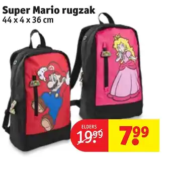 Kruidvat Super mario rugzak 44 x 4 x 36cm aanbieding