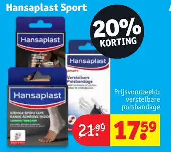Kruidvat Hansaplast sport aanbieding