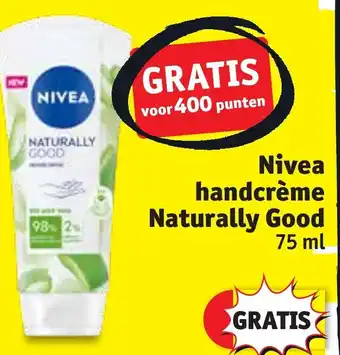 Kruidvat Nivea handcreme naturally good 75ml aanbieding