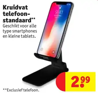 Kruidvat Kruidvat telefoon- standaard aanbieding