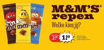 Kruidvat M&M's repen aanbieding