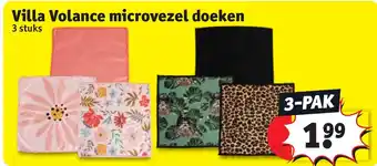 Kruidvat Villa volance microvezel doeken 3 stuks aanbieding