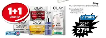 Trekpleister Olay 2 stuks 1+1 gratis aanbieding