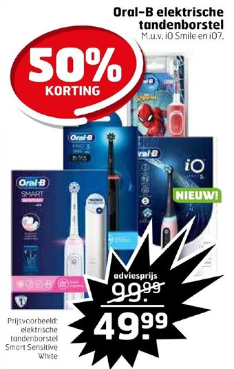 Trekpleister Oral-b elektrische tandenborstel aanbieding
