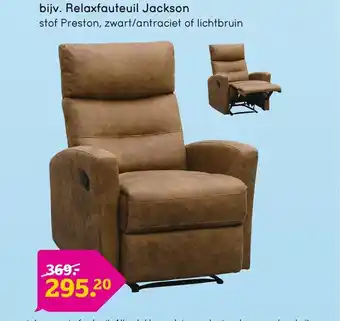 Leen Bakker Relaxfauteuli jackson aanbieding