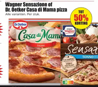 Dirk Wagner Sensazione of Dr. Oetker Casa di Mama pizza aanbieding