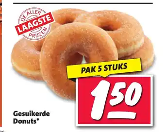 Nettorama Gesuikerde Donuts 5 stuks aanbieding