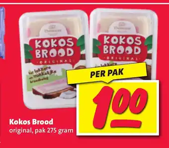 Nettorama Kokos Brood 275 gram aanbieding