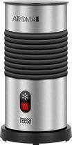 Bol.com Teesa tsa4003 - elektrische melkopschuimer aroma f30 650 watt roestvrijstaal/zwart aanbieding