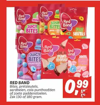 Dekamarkt Red Band zak 130 of 180 gram aanbieding