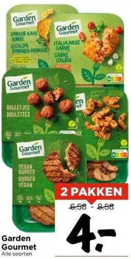 Vomar Voordeelmarkt Garden gourmet aanbieding