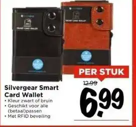 Vomar Voordeelmarkt Silvergear smart card wallet aanbieding