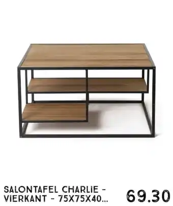 Xenos Salontafel charlie - vierkant aanbieding