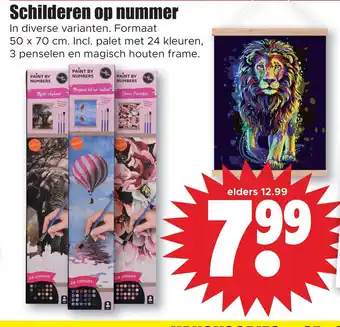 Dirk Schilderen op nummer aanbieding