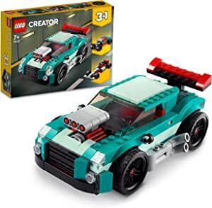 Lego 31127 creator 3in1 straatracer, set met 3 bouwopties: muscle car, hot  rod of raceauto, voertuigen speelgoed voor kindere aanbieding bij Amazon