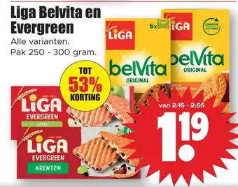 Dirk Liga belvita en evergreen aanbieding