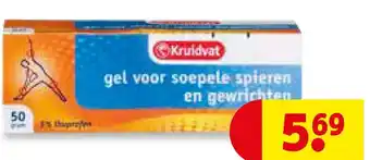 Kruidvat Kruidvat soepele spieren en gewrichten gel**** aanbieding