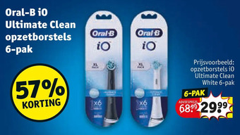 Kruidvat Oral-b io ultimate clean opzetborstels aanbieding