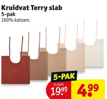 Kruidvat Kruidvat terry slab aanbieding