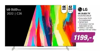 EP Lg 5k oled tv oled42c26lb aanbieding