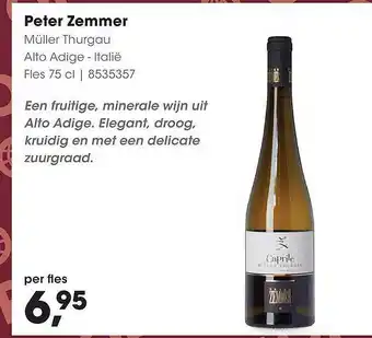 HANOS Peter zemmer müller thurgau aanbieding