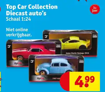 Kruidvat Top car collection diecast auto's aanbieding