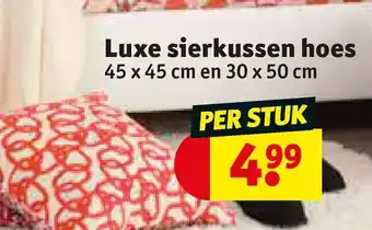 Kruidvat Luxe sierkussen hoes aanbieding