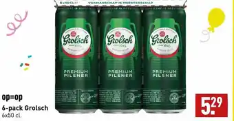 ALDI 6-pack grolsch aanbieding