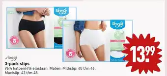 ALDI Sloggi 3-pack slips aanbieding