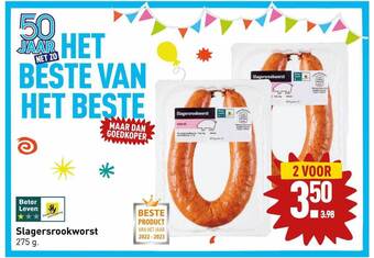ALDI Slagersrookworst aanbieding