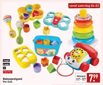 ALDI Fisher-price babyspeelgoed aanbieding