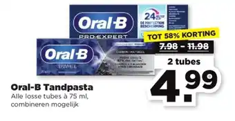 PLUS Oral-B tandpasta aanbieding