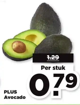 PLUS Plus avocado per stuk aanbieding