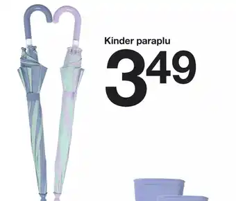 Zeeman Kinder paraplu aanbieding