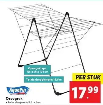 Lidl Droogrek aanbieding