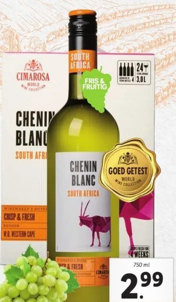 Zuid Afrikaanse Chenin Blanc Aanbieding Bij Lidl