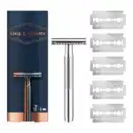 Plein.nl King c. gillette double edge safety razor houder en scheermesjes aanbieding