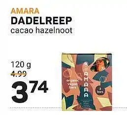 Ekoplaza Amara dadelreep cacao hazelnoot aanbieding