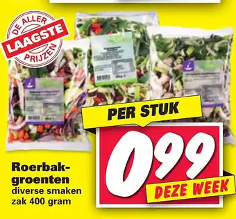 Nettorama Roerbakgroenten 400 gram aanbieding