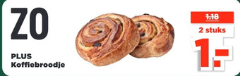 PLUS Plus koffiebroodje aanbieding