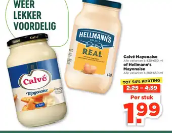 PLUS Calvé mayonaise aanbieding