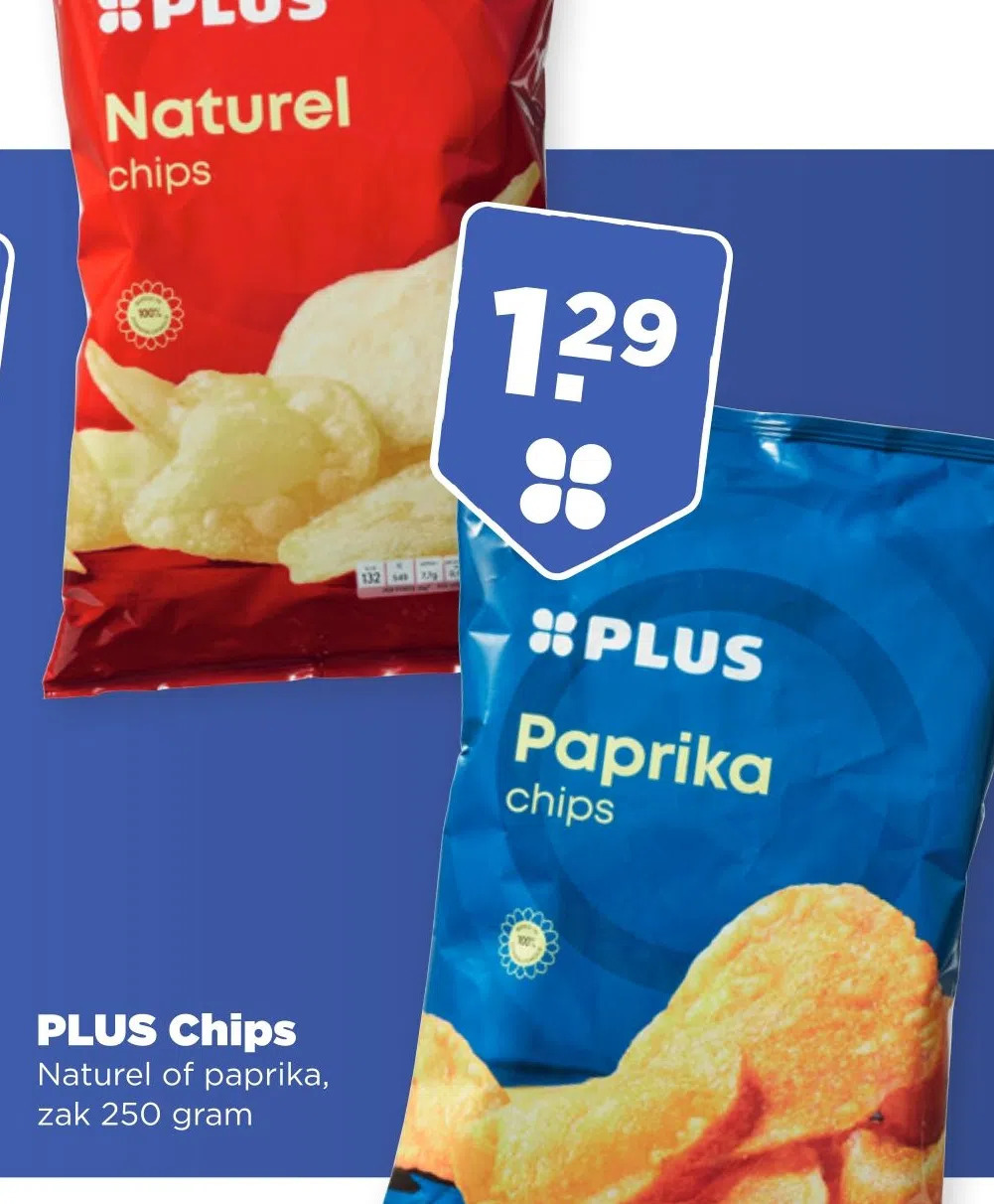 Plus chips aanbieding bij PLUS