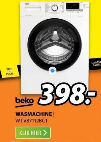 Beko wtv8140csb1 steamcure wasmachine aanbieding bij Wehkamp
