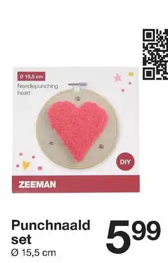 Zeeman Punchnaald set aanbieding