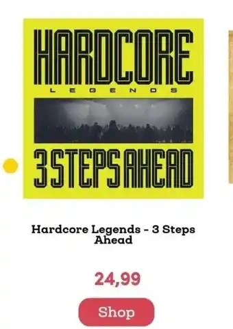 BookSpot Hardcore legends - 3 steps ahead aanbieding