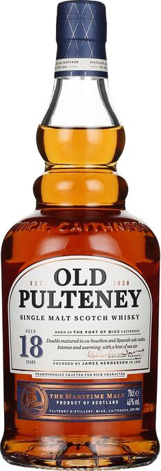 Drankdozijn Old pulteney 18 years single malt 70cl aanbieding