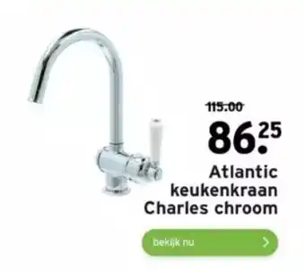 GAMMA Atlantic keukenkraan Charles chroom aanbieding