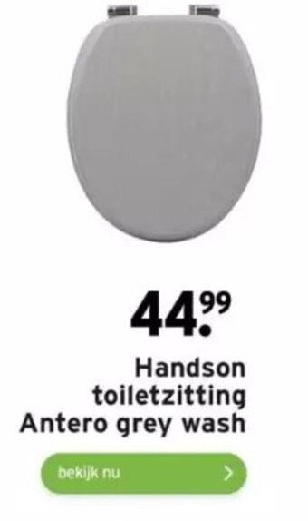 GAMMA Handson toiletzitting Antero grey wash aanbieding